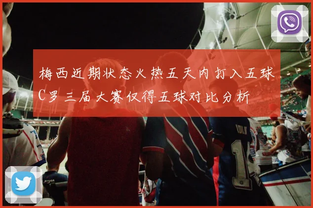 梅西近期状态火热五天内打入五球C罗三届大赛仅得五球对比分析